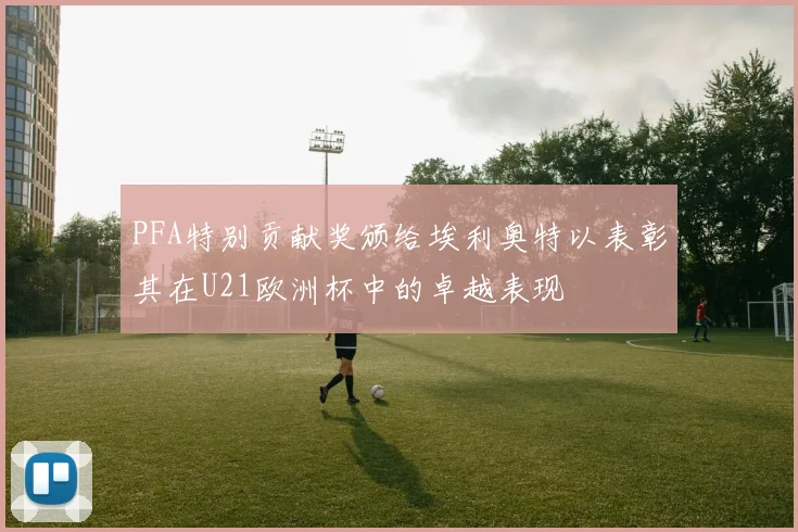 PFA特别贡献奖颁给埃利奥特以表彰其在U21欧洲杯中的卓越表现