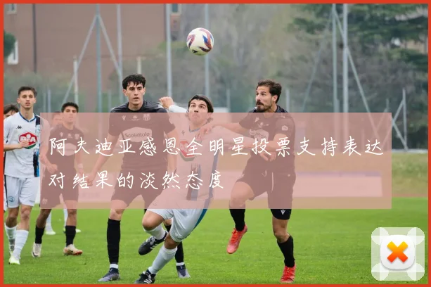 阿夫迪亚感恩全明星投票支持表达对结果的淡然态度