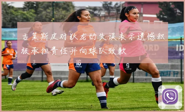 吉莱斯皮对狄龙的失误表示遗憾积极承担责任并向球队致歉