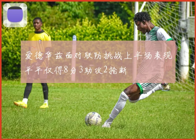 爱德华兹面对联防挑战上半场表现平平仅得8分3助攻2抢断